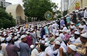 গণমিছিলে মুসলিম জনতার ঢল
